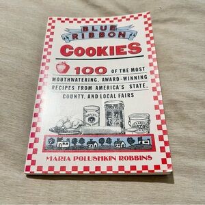 Blue Ribbon Cookies Vintage 1988 Recipe Book Maria Robbins St Martin’s Press